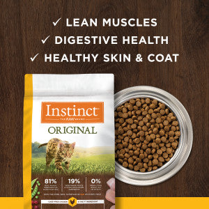 Instinct Original Grain Free Dry Cat Food - Chicken - 11lb Bag